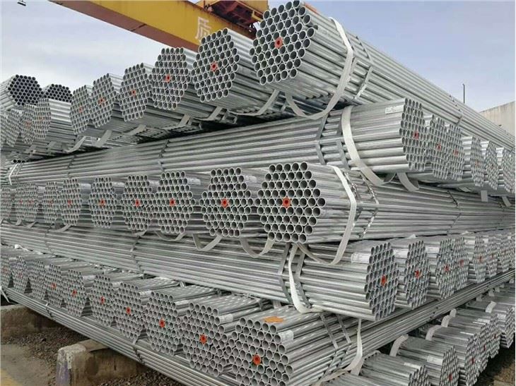 1,5palcová budova lešení ERW Ms ocelová trubka a trubka 48,3 mm-48,6 mm EN39/BS1139