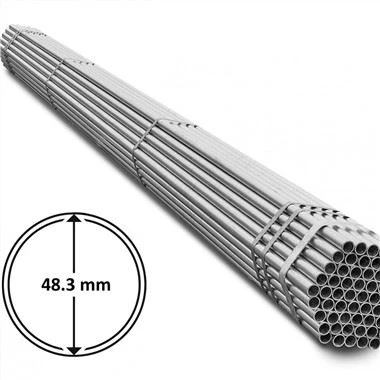 CZ39 48.3mm pozinkované ocelové lešenářské trubky